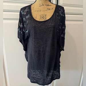 BCBG MaxAzria sequins shirt